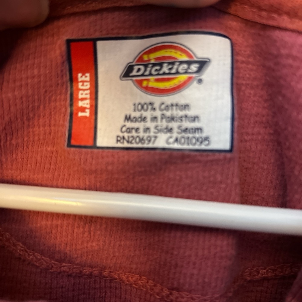 Dickies Rust Cotton Shirt - Large
